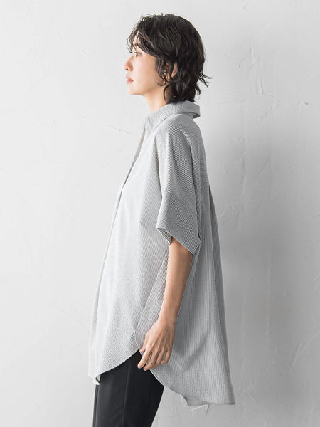 【WEB限定/追加生産】”着るだけでサマになる”頼れるスキッパーチュニック