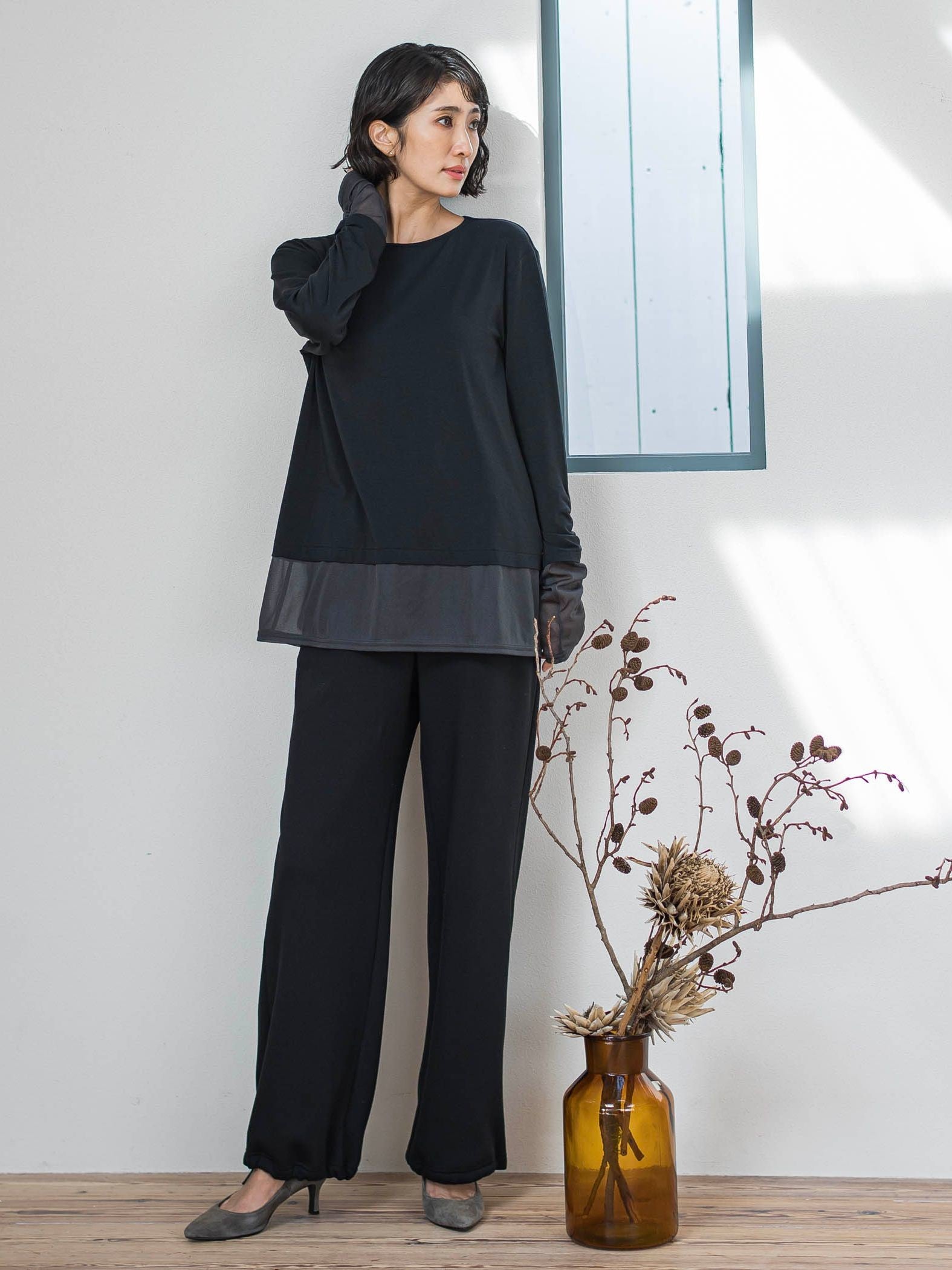 【WEB限定】”重ねるだけで格上げ”レイヤードインナー