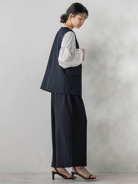 ストレッチツイルジレ≪手洗い可能≫