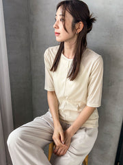 【WEB限定】シアーベロアカットソー