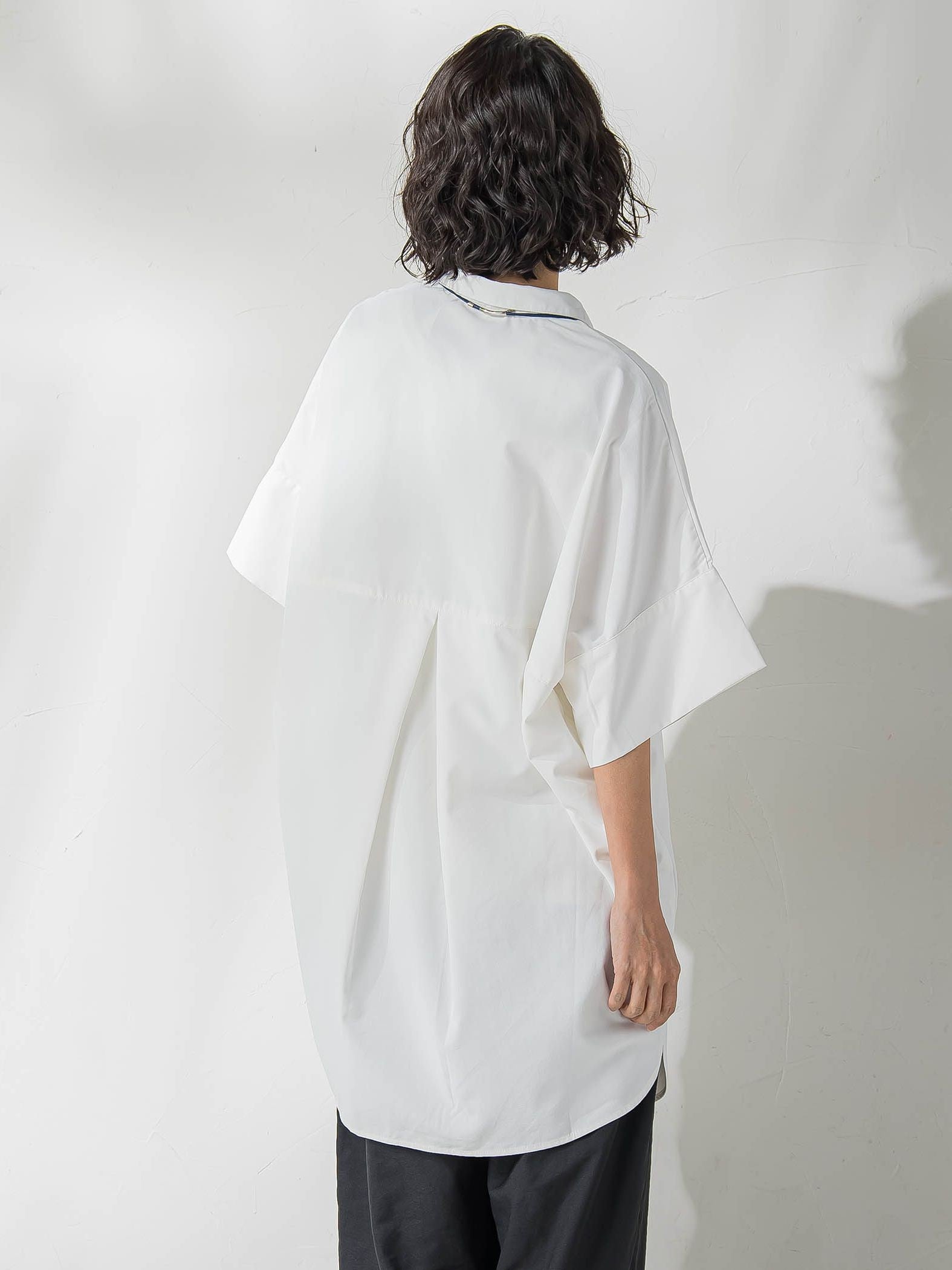 【WEB限定】チュニックシャツ≪手洗い可能≫