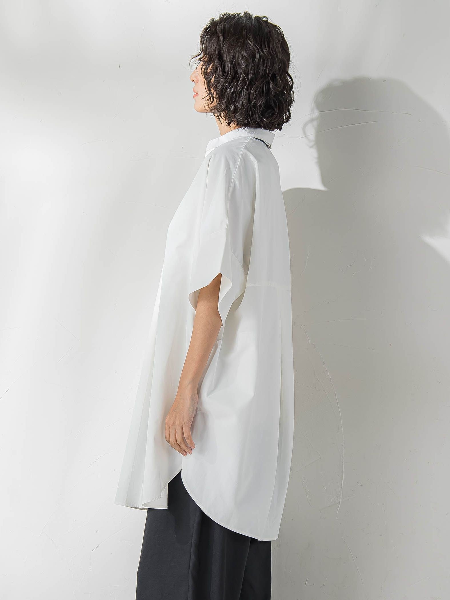 【WEB限定】チュニックシャツ≪手洗い可能≫