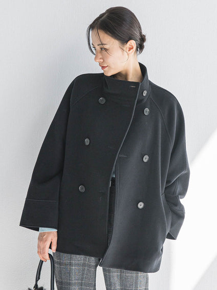 プレミアムウールカシミヤショートコート