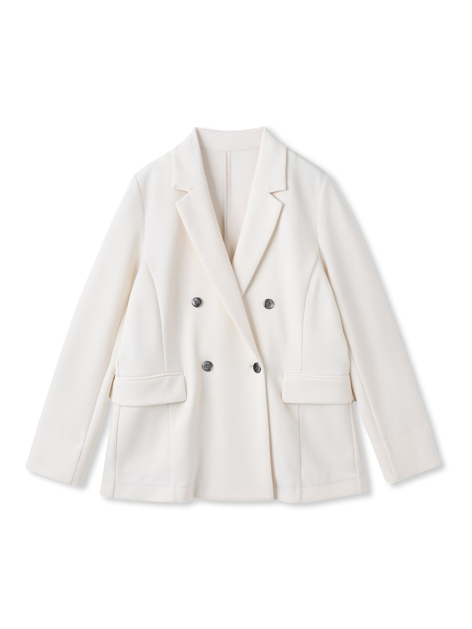 【えらべるSET UP】叶えるダブルブレストジャケット≪手洗い可能≫