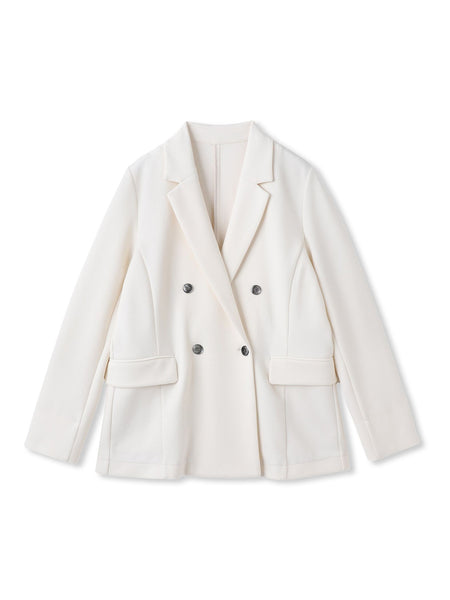 【えらべるSET UP】叶えるダブルブレストジャケット≪手洗い可能≫