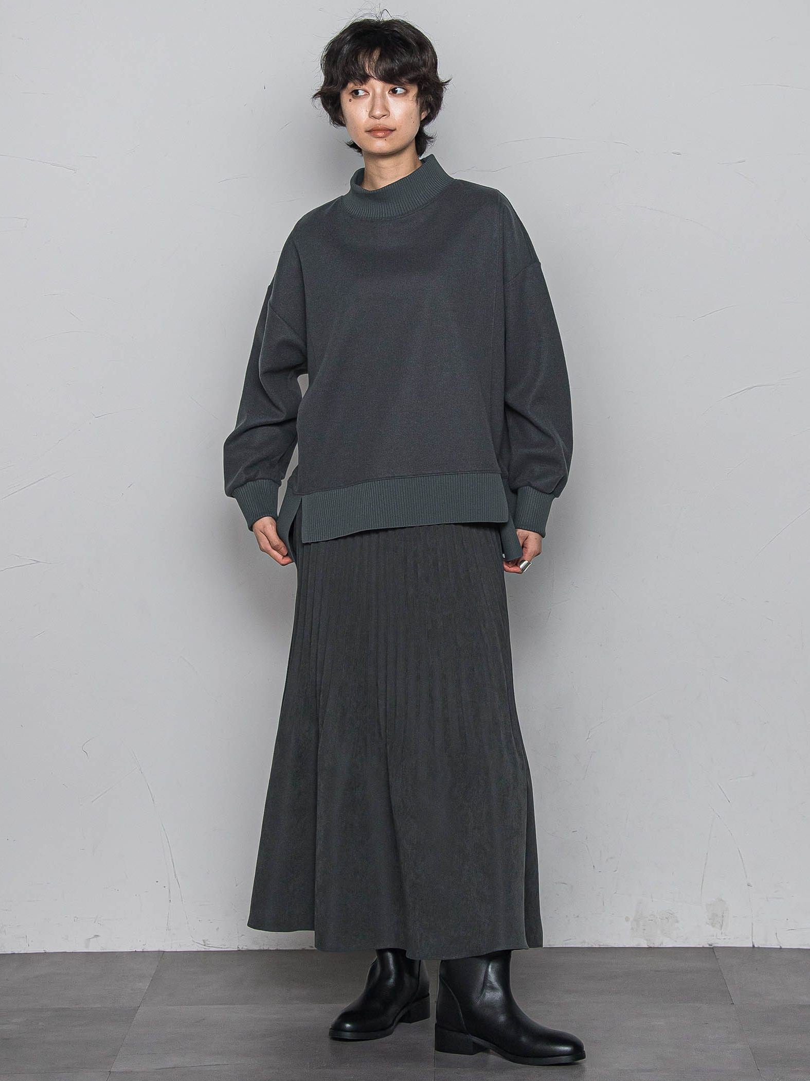 【楽・美・軽】ハイネックプルオーバー≪手洗い可能≫