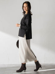 【WEB限定】裏毛布クルーネックプルオーバー≪毛玉防止・ストレッチ≫