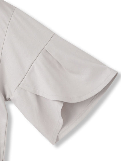 《予約》【連休。涼。軽やかに。】デザイン袖Tシャツ《接触冷感》