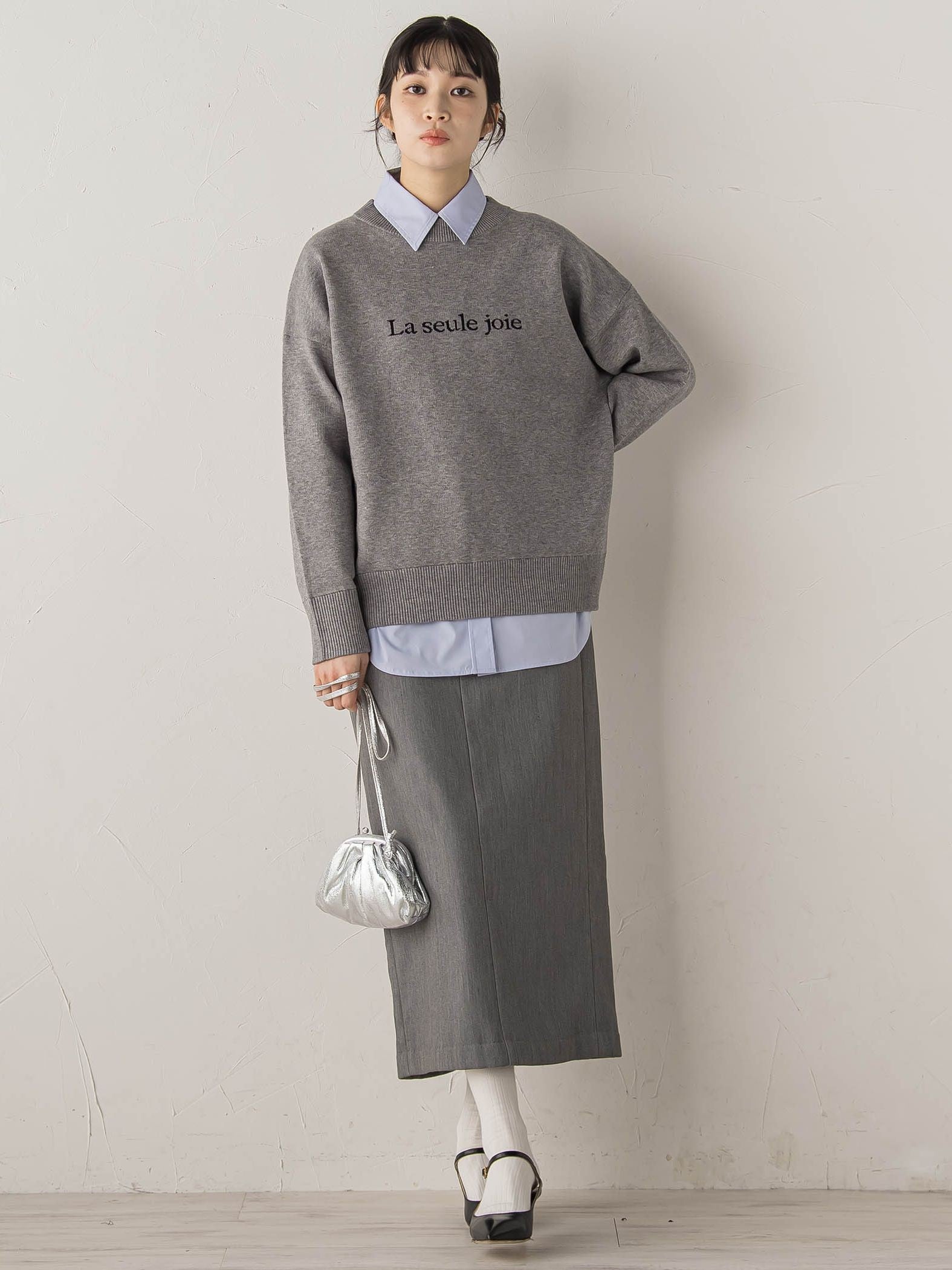 裏起毛タイトスカート≪手洗い可能≫