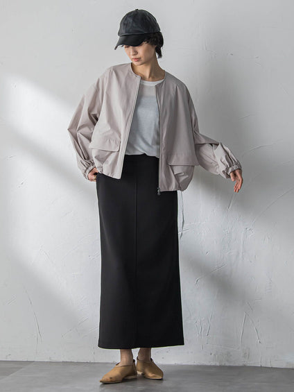 撥水バルーンブルゾン