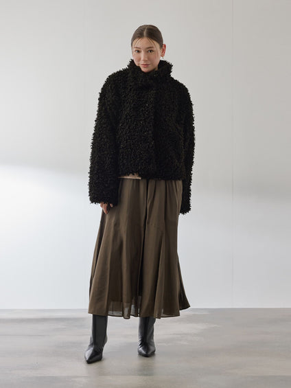 プードルフェイクファーブルゾン