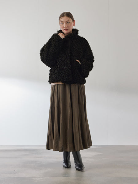 プードルフェイクファーブルゾン