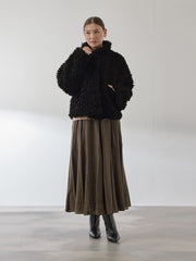 プードルフェイクファーブルゾン