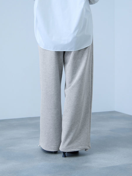 【着回し抜群】裏毛2タックパンツ