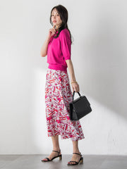 【WEB限定カラーあり】LUCINDAポロニット