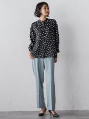 【大きいサイズ】【受注会限定】トリアセチノテーパードパンツ