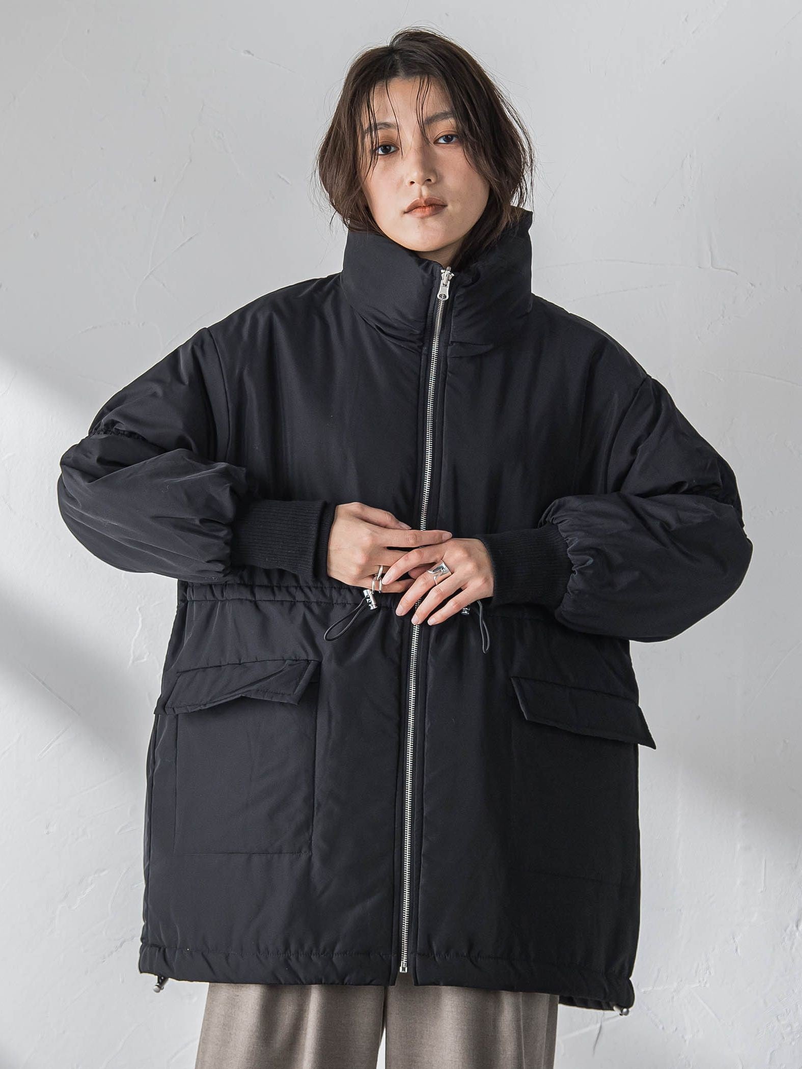 中綿リバーシブルコート≪手洗い可能≫