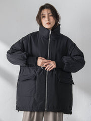 中綿リバーシブルコート≪手洗い可能≫