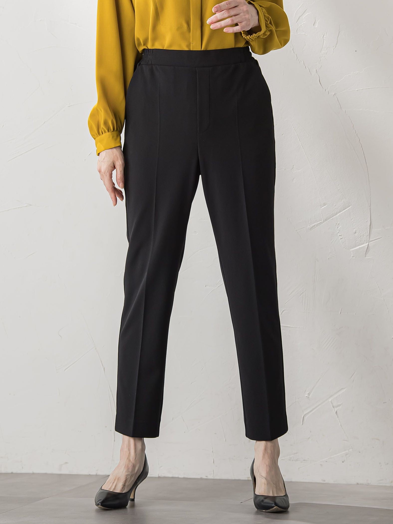 【大きいサイズ】【biyori/極】”着心地も美しさも”パーフェクトムーブパンツ≪洗濯機で洗える≫