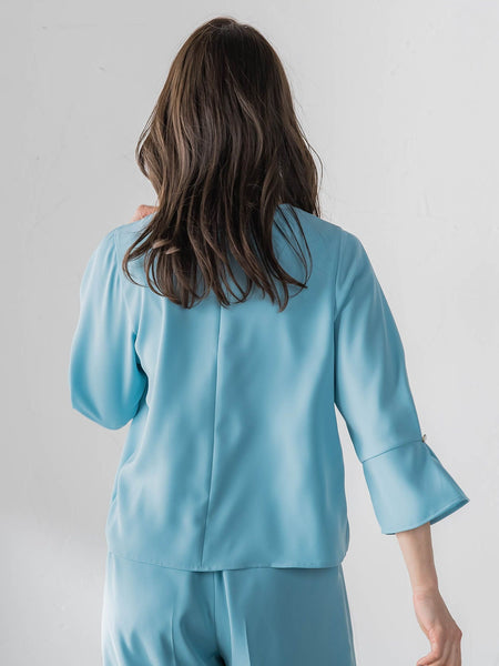 ダブルサテンブラウス