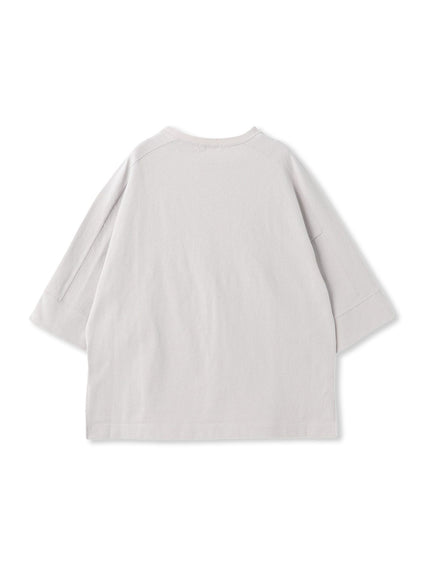 ロゴプリントワイドスリーブプルオーバー