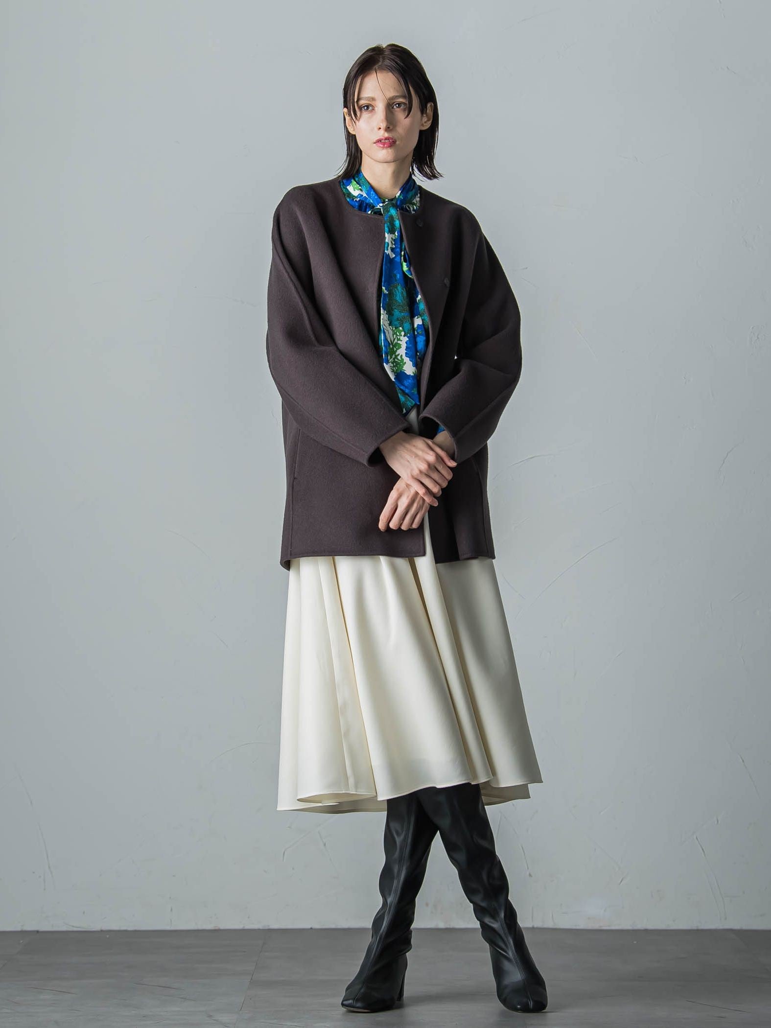 シルクウールスカート