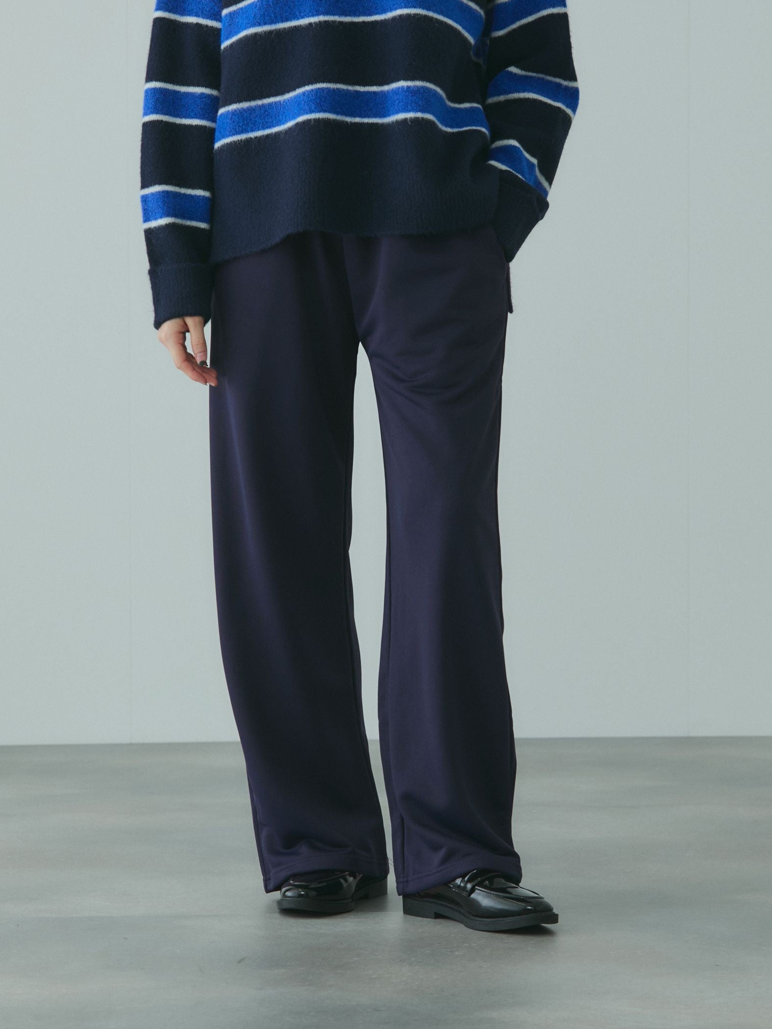 配色ドッキングスウェットパンツ≪セットアップ対応/手洗い可能≫