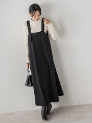 両面ピーチ起毛ジャンスカ≪洗濯機で洗える≫