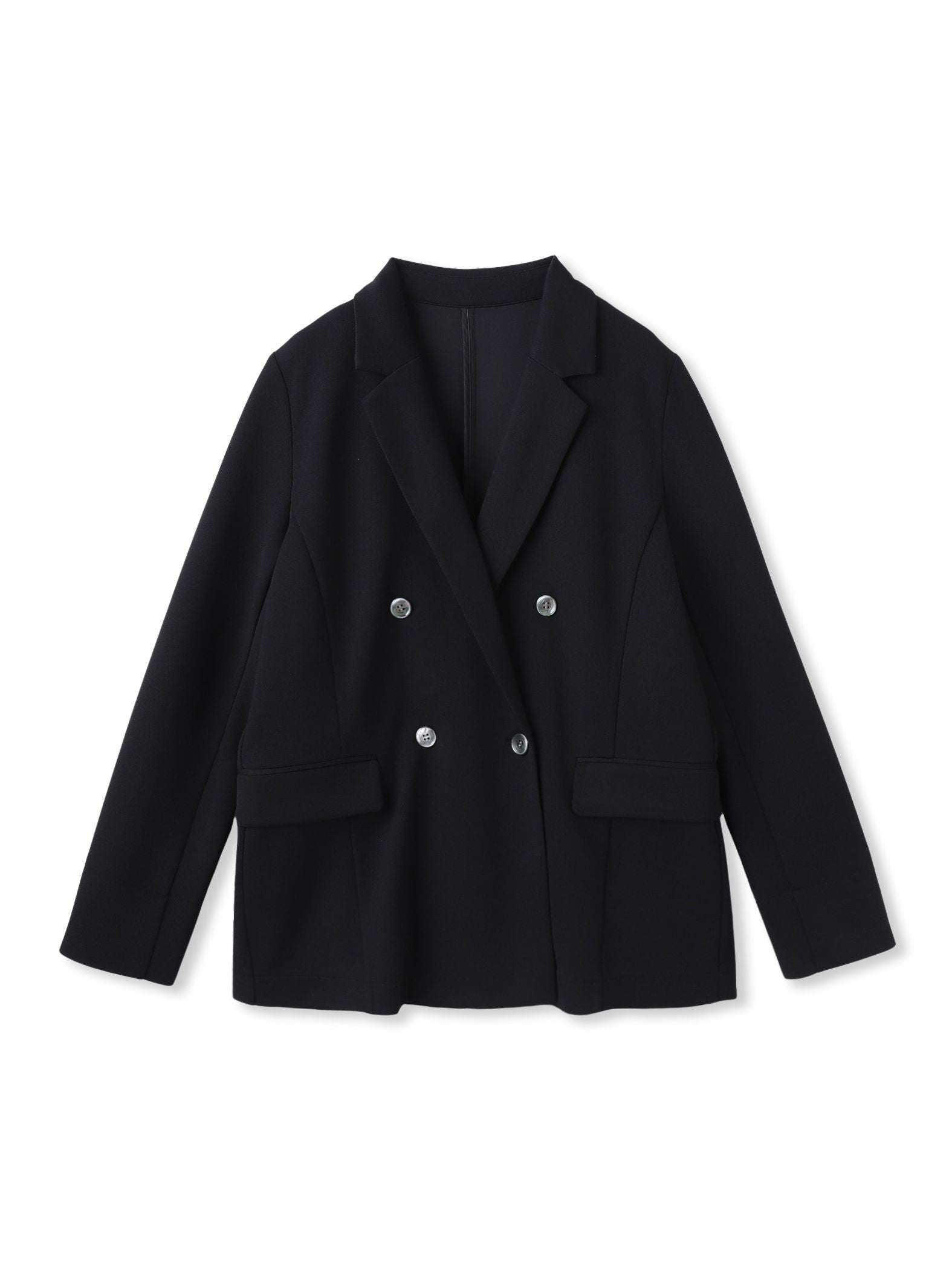 【えらべるSET UP】叶えるダブルブレストジャケット≪手洗い可能≫