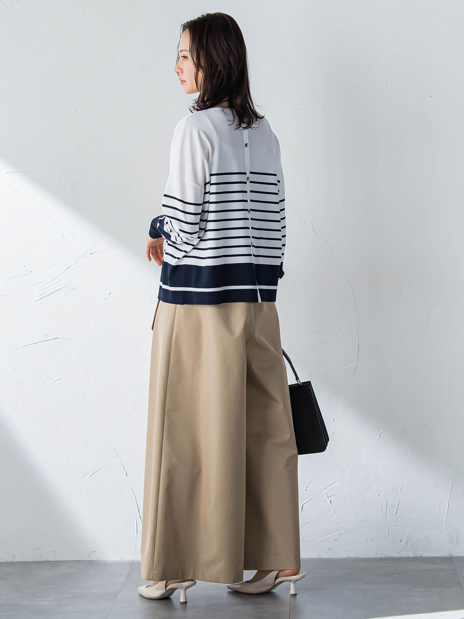 スーパーワイドチノパンツ≪花粉防止/撥水≫