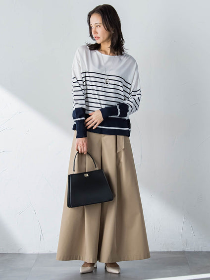 スーパーワイドチノパンツ≪花粉防止/撥水≫