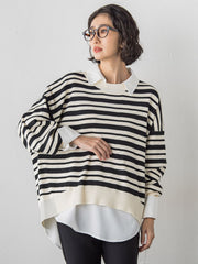 【WEB限定】”3コーデが叶う2点セット”ニット×シャツ