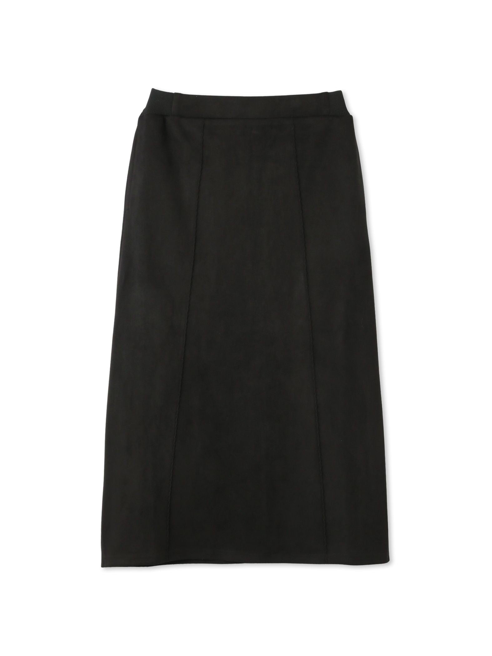 スウェードタッチダンボールナロースカート≪手洗い可能≫