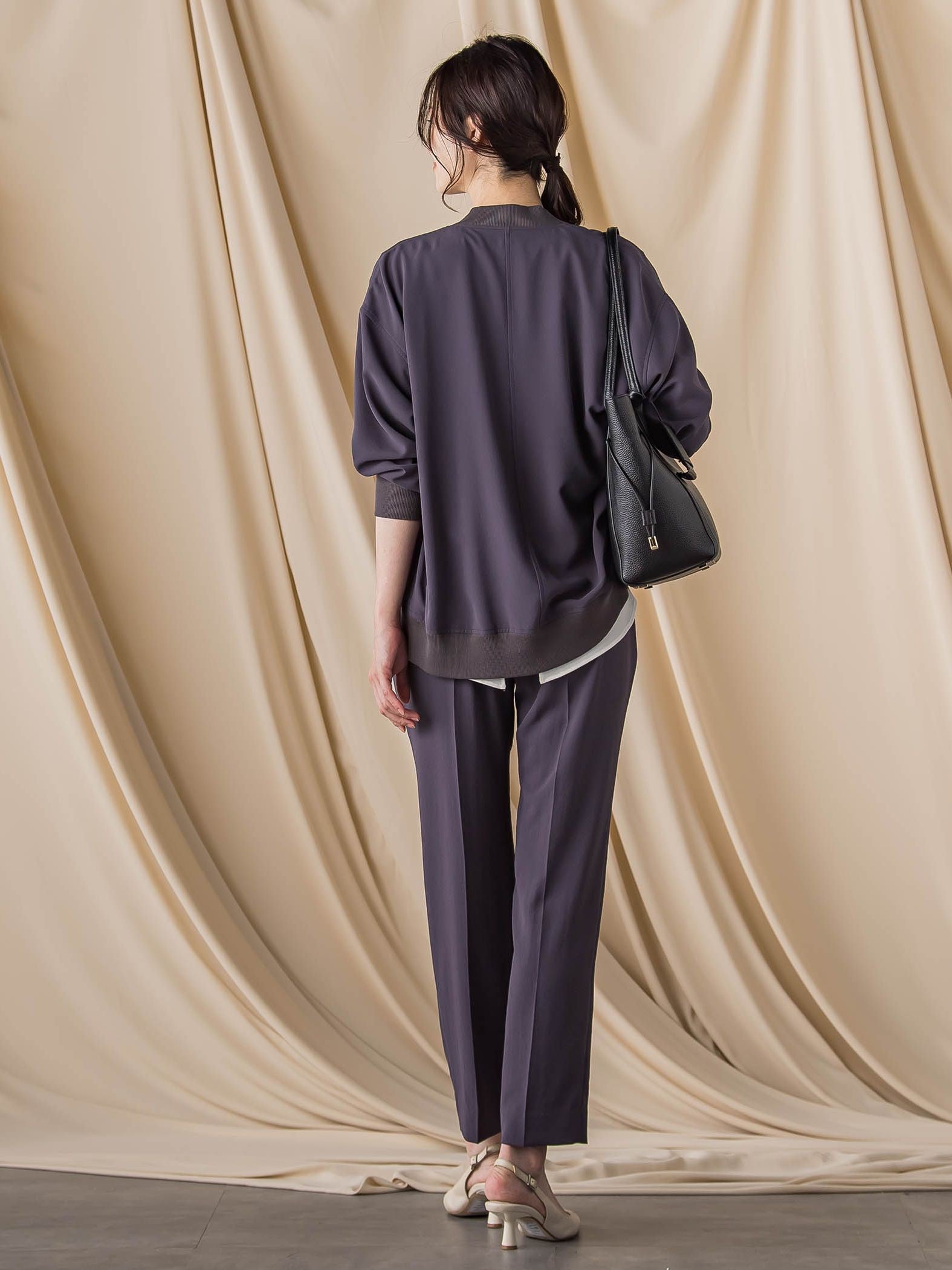 キレイ×リラックス ライトブルゾン ≪接触冷感 / UV / 洗濯機で洗える≫