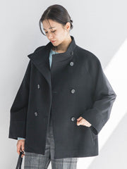 プレミアムウールカシミヤショートコート