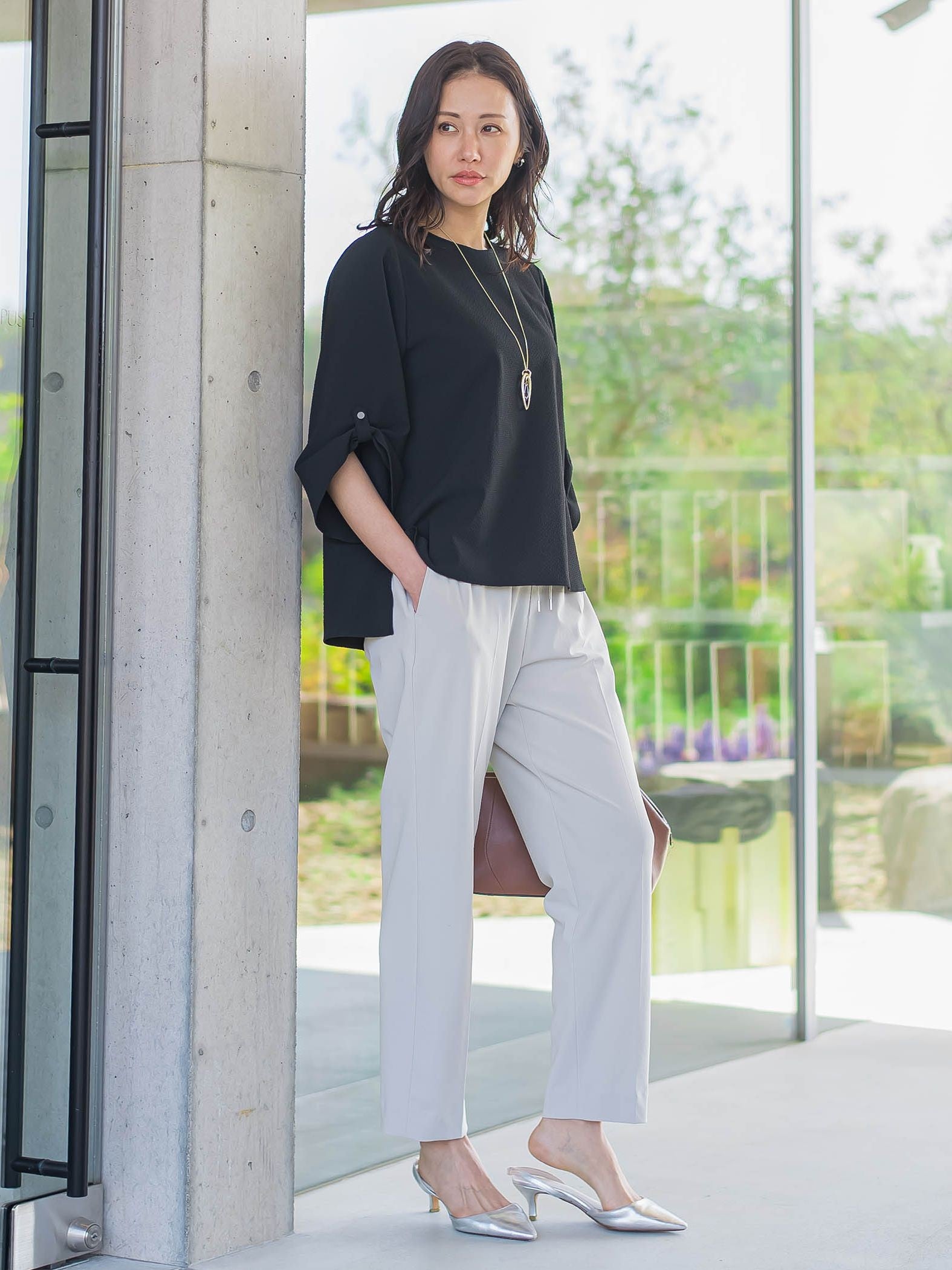 【WEB限定】【待望の再登場！】Active Beautyテーパードパンツ≪13号あり≫