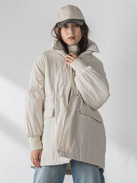 中綿リバーシブルコート≪手洗い可能≫