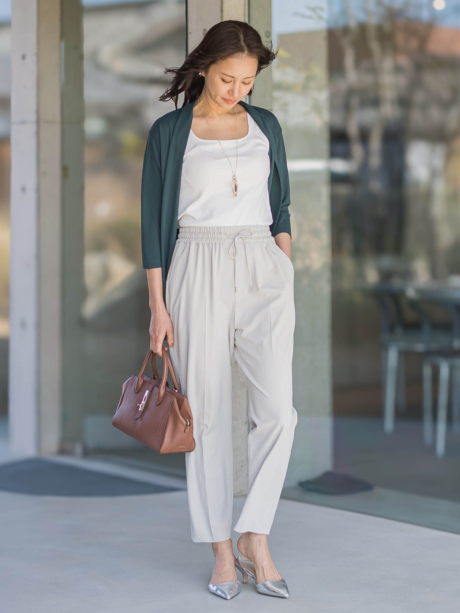 【WEB限定】【待望の再登場！】Active Beautyテーパードパンツ≪13号あり≫