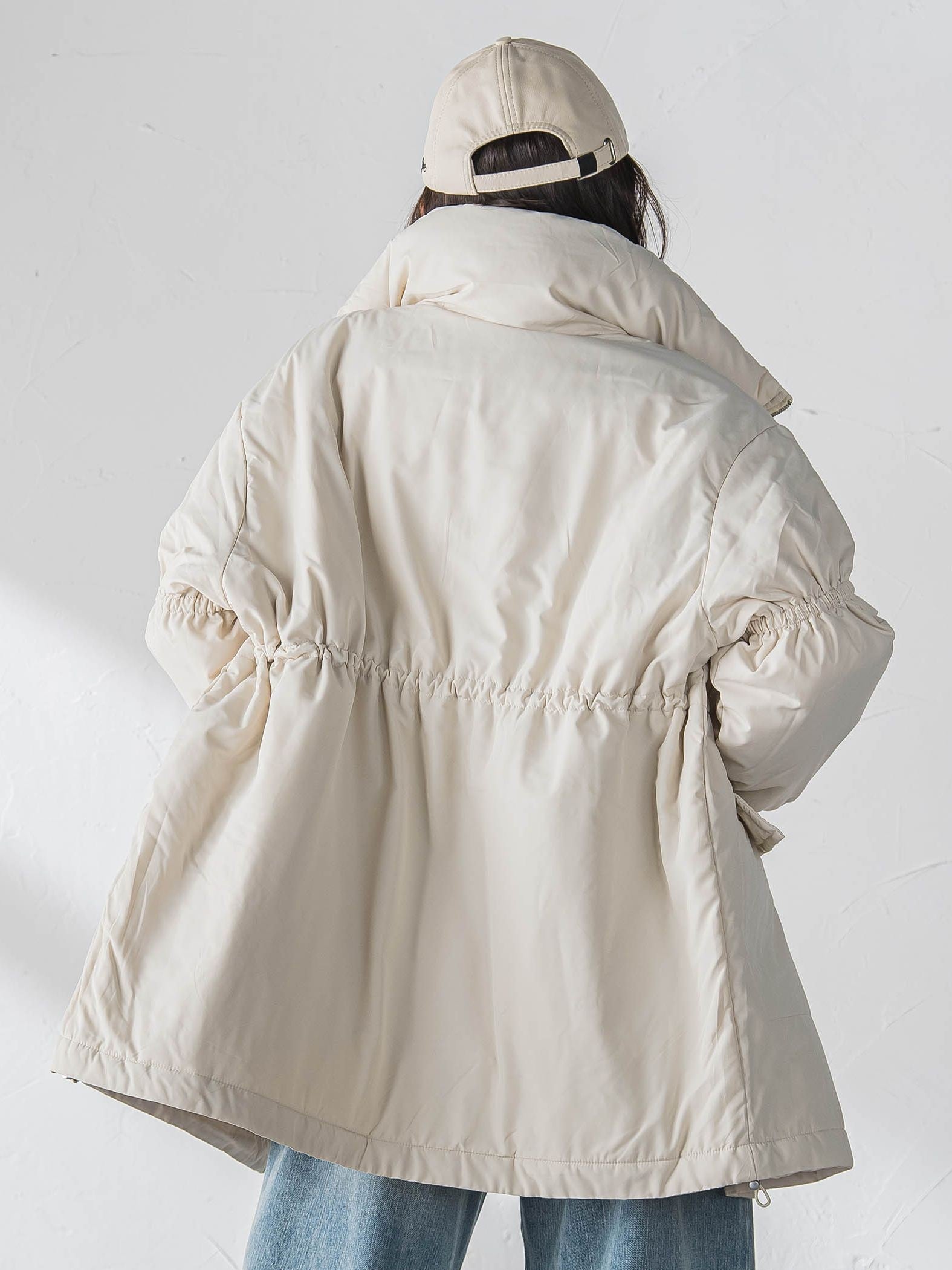 中綿リバーシブルコート≪手洗い可能≫