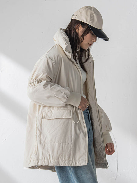 中綿リバーシブルコート≪手洗い可能≫