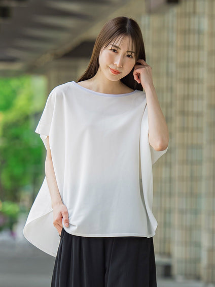 【WEB限定】ゆったりシルエットカットソー≪洗濯機で洗える≫