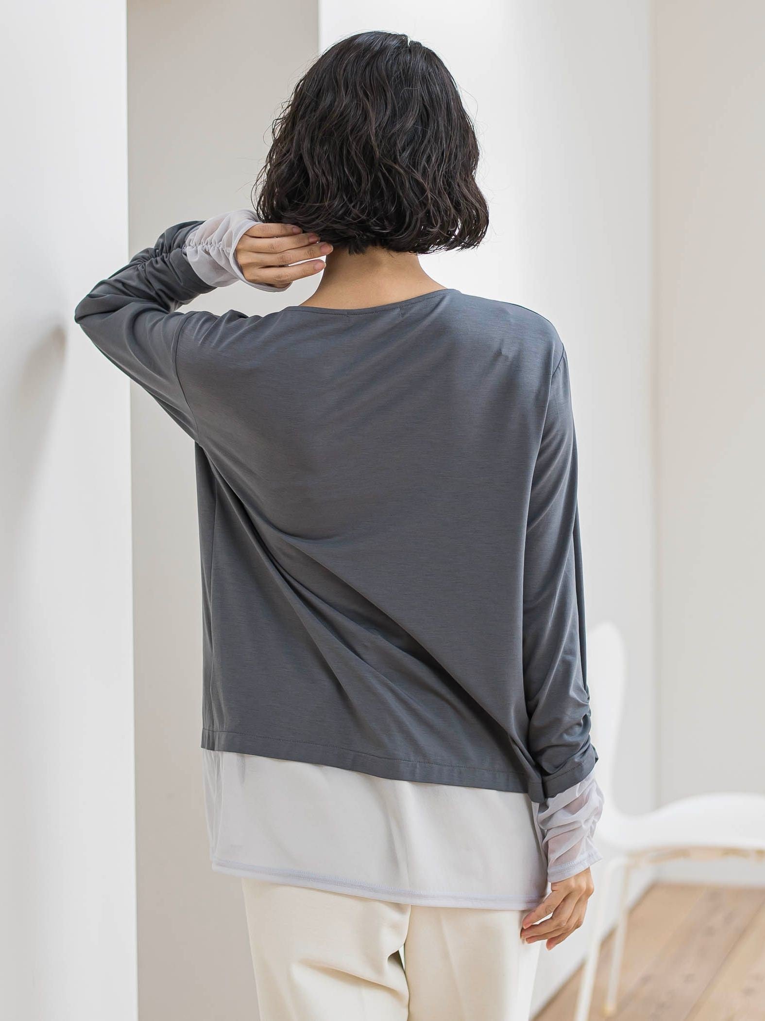 【WEB限定】”重ねるだけで格上げ”レイヤードインナー