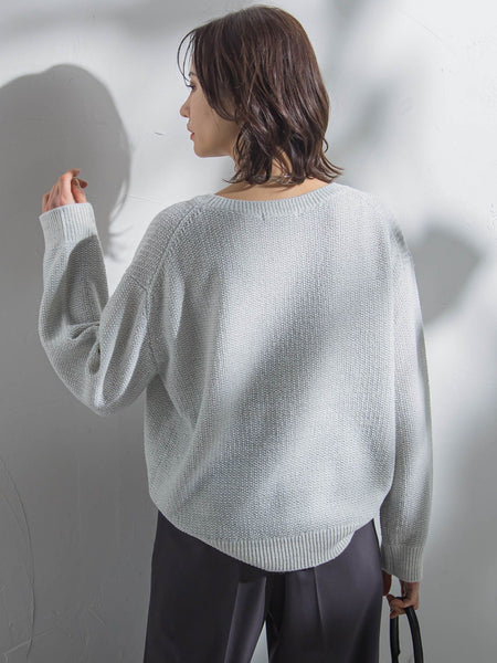 【WEB限定】ぽこぽこワッフルニット