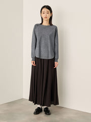 エアリーグリッターラウンドヘムニット≪手洗い可能≫