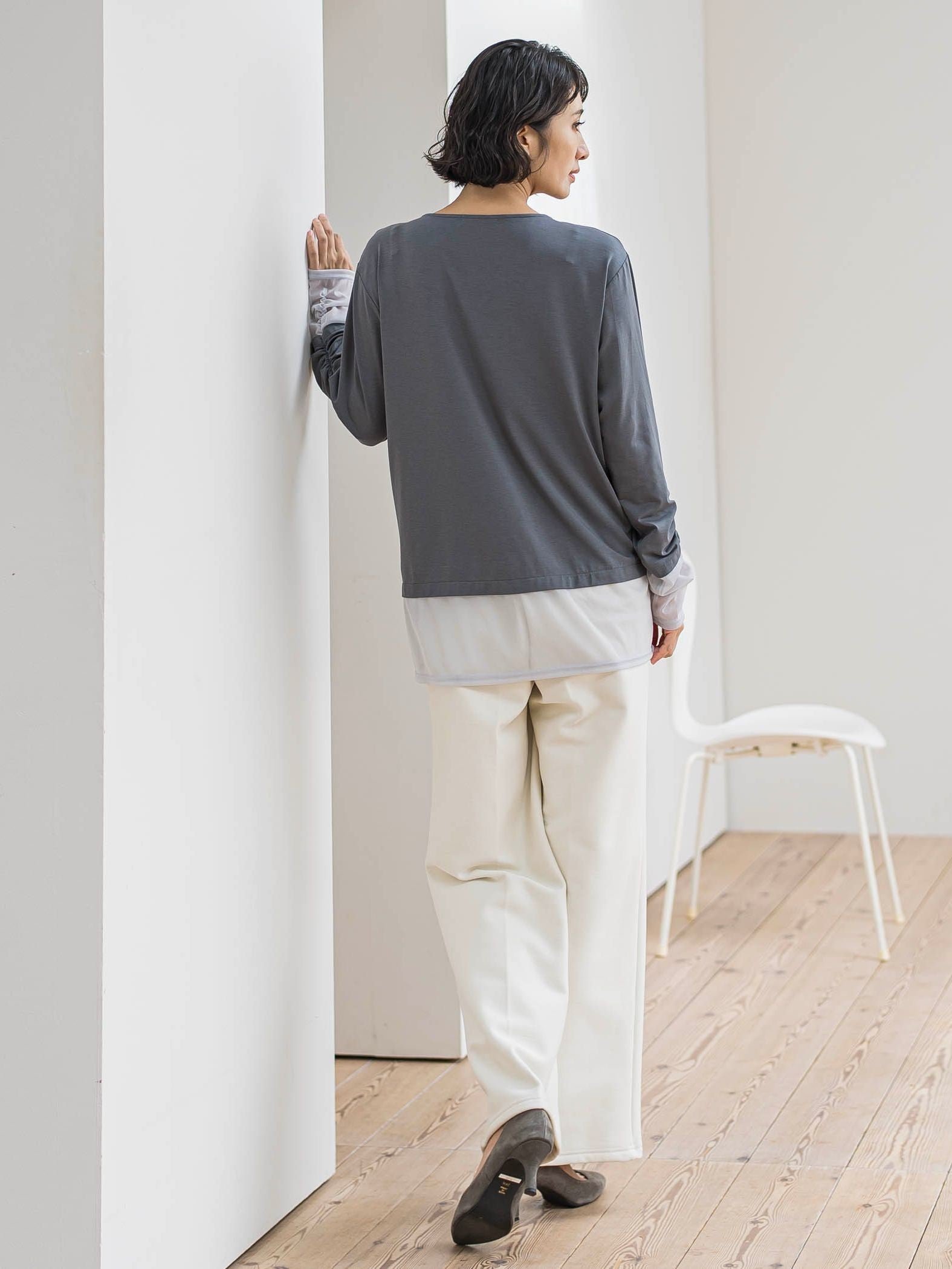 【WEB限定】”重ねるだけで格上げ”レイヤードインナー