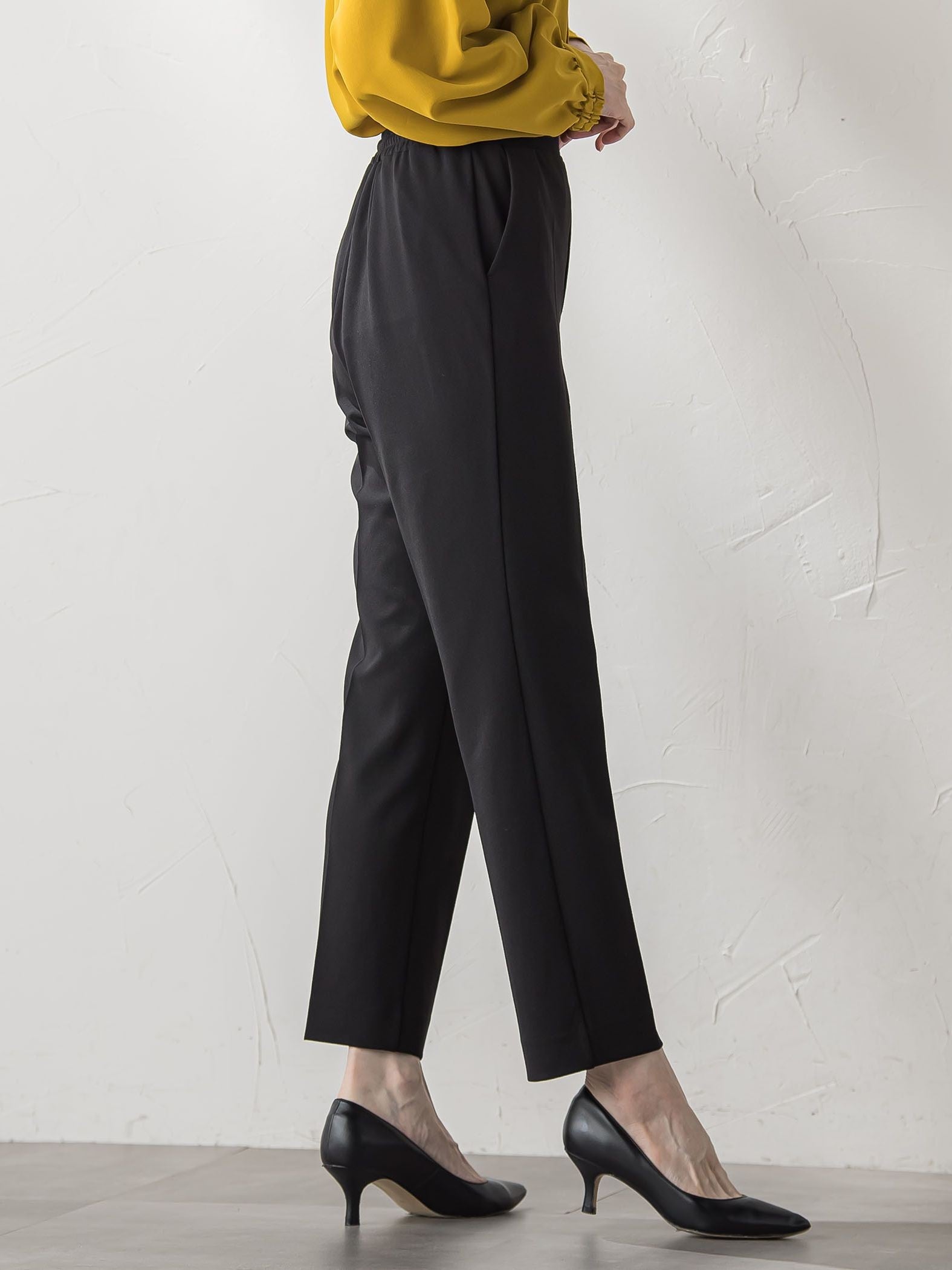 【大きいサイズ】【biyori/極】”着心地も美しさも”パーフェクトムーブパンツ≪洗濯機で洗える≫