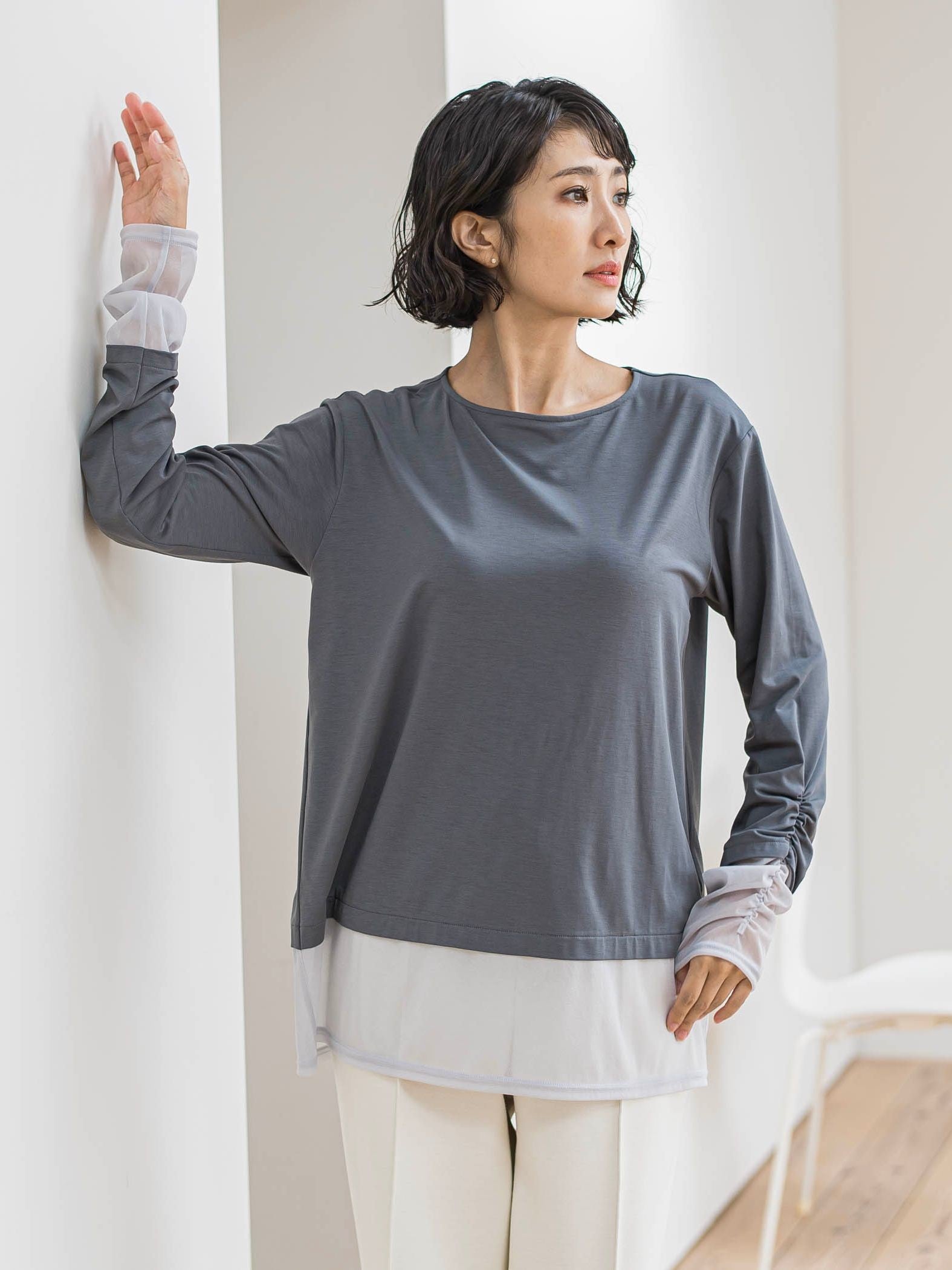 【WEB限定】”重ねるだけで格上げ”レイヤードインナー