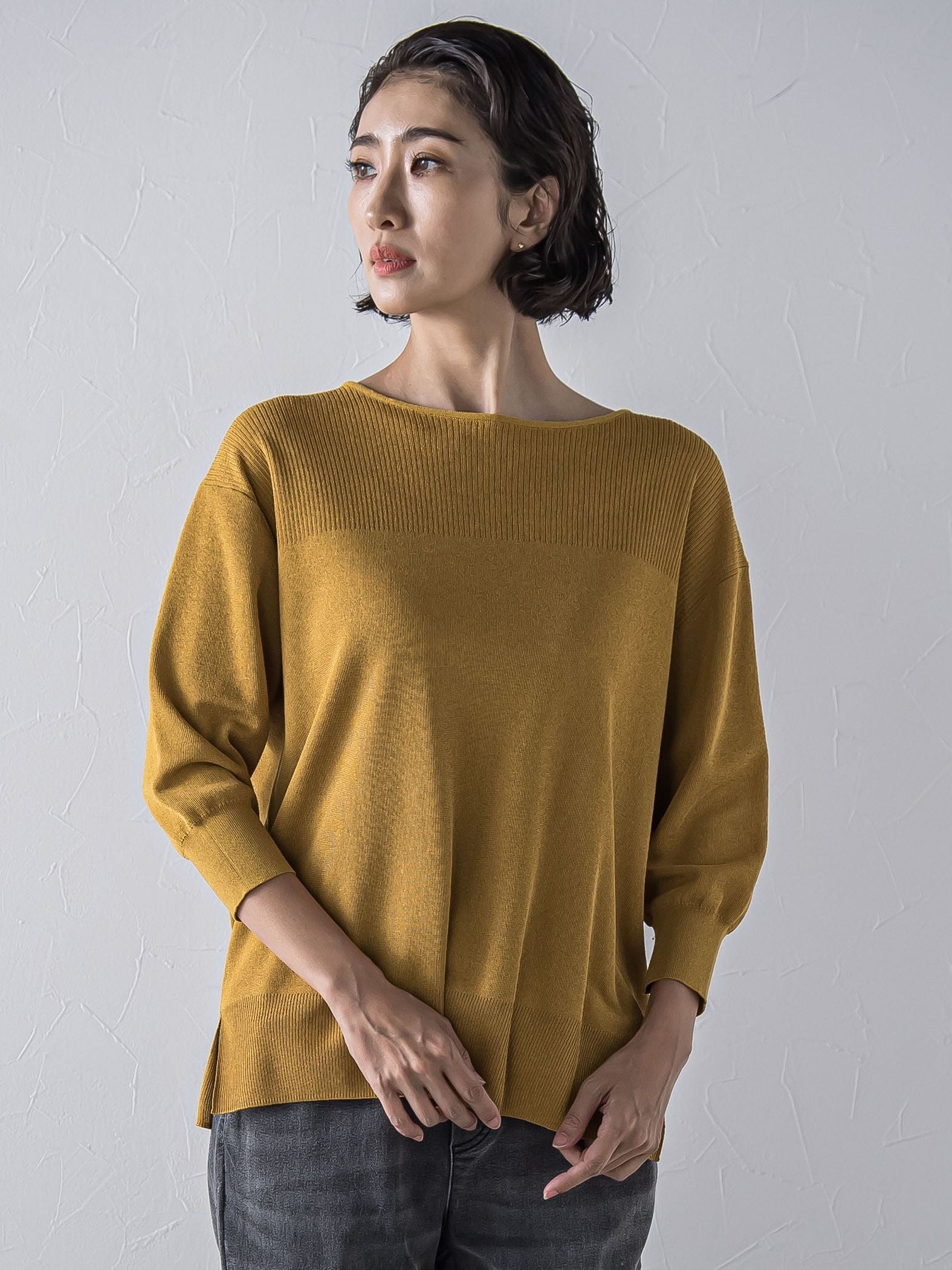 【極】SARIニットプルオーバー≪手洗い可能≫