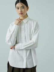 オックスミニフリルシャツ≪手洗い可能≫