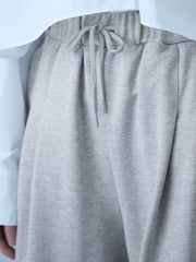 【着回し抜群】裏毛2タックパンツ